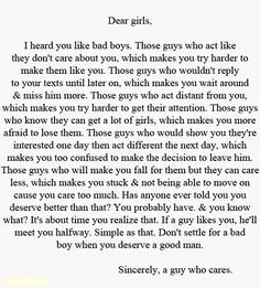 many girls settle!!!!! Stop putting up with losers!!!!! Guys Quotes ...