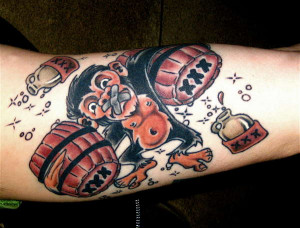 Monkey Barrels Tattoo picture