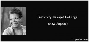 Know Why The Caged Bird Sings