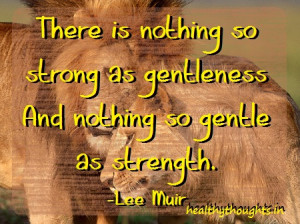 Strength and Gentleness