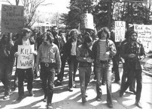 Hippie Protests Of The 1960s Vietnam war era protesters