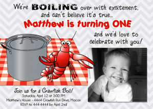 Crawfish Boil Birthday Party Invitations - printable HD Wallpaper