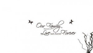 Factory-Sale-Directly-Our-Family-Love-Quote-With-Butterflies-English ...