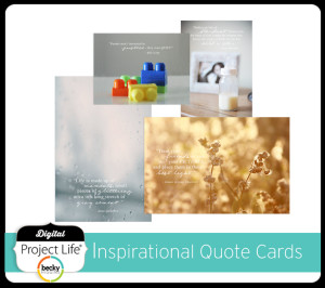Inspirational Quotes Free Card Set