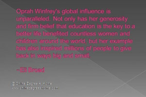 Funny education quotes. Oprah Winfrey's global influence is ...