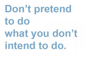 Don't Pretend