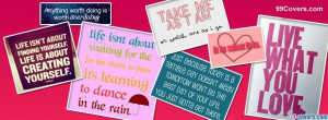 ... to love quotes collage colorful quotes collage girls facebook covers