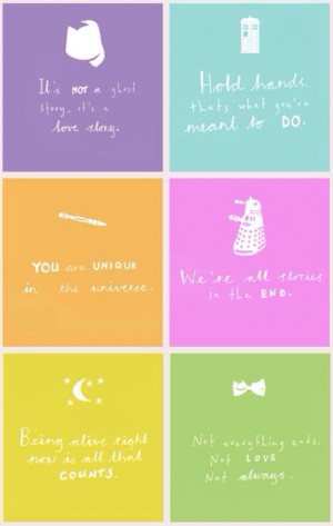 doctor who, inspirational, love, quotes