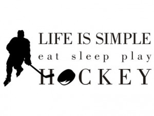 Hockey Wall Decal at Luxury Baby Nursery