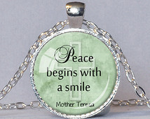 ... Christian Jewelry Mother Teresa Quote Christian Gift for Christian
