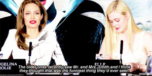 ... brad pitt angelina jolie Maleficent presscon Mr. and Mrs. Smith