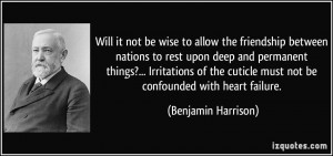 We Americans have no commission from God to police the world.