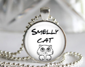Smelly Cat with Image - Friends TV Show Inspired - Art Photo Pendant ...