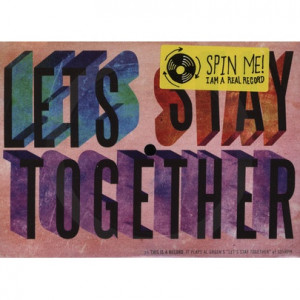 Al Green Lets stay together - postcard record