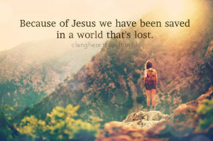 My Savior, My God.
