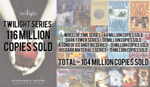 ... series, the Dark Tower series, the Song of Fire and Ice series, and