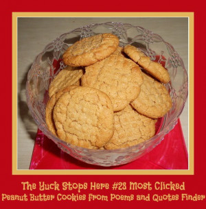 ... Peanut Butter Cookies from Poems and Quotes Finder | Hot Momma's