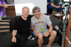 Mo Rocca (L-R) Marc Summers and Mo Rocca attend Food Talk with ...