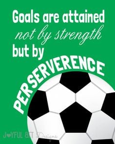 Set of 3 Motivating Sports Quotes PRINTABLE Signs. Football Soccer ...