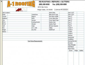 Roofing Estimate Template Free HD