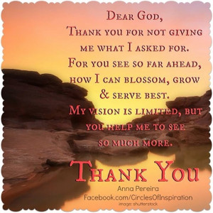 Thank you #God #quote find me on #facebook #CirclesOfInspiration # ...
