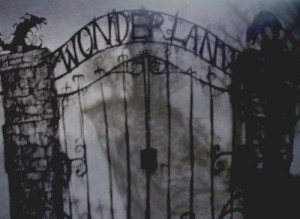 alice in wonderland, back and white, creepy, eerie, fashion, scary ...