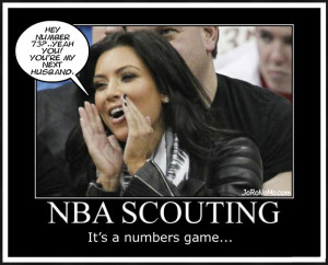 kim kardashian nba scouting numbers game funny pic