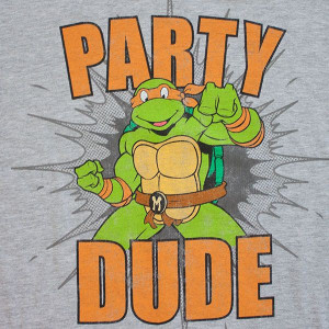 TEENAGE MUTANT NINJA TURTLES Party Dude T-Shirt Grey for only $ 29.40 ...