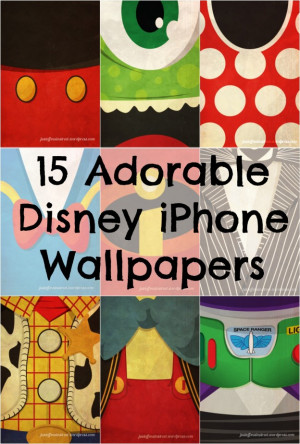 ... with these adorable Character-inspired Disney iPhone wallpapers