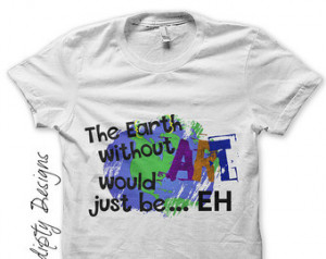 Earth Day Iron on Transfer - Iron on Art Shirt PDF / Earth Without Art ...