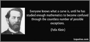 ... confused through the countless number of possible exceptions. - Felix