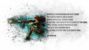 anime texts quotes weapon weapons gun guns girl wallpaper background
