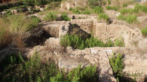 Room-like structures of 'hippodrome' site in Beirut