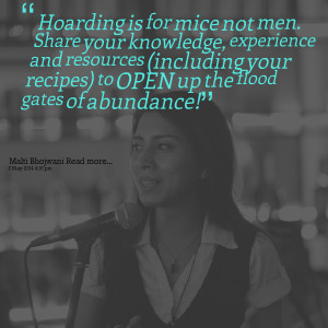 men. Share your knowledge, experience and resources (including your ...