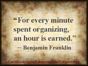 Organizing Quotes - 