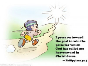 press on toward the goal