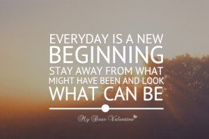 everyday is a new beginning quotes on new beginnings quotes