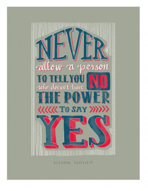 Motivational Quote, Eleanor Roosevelt Quote, Inspirational Print 8x10 ...