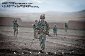 NCOs, backbone of the military