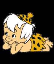 Bamm-Bamm Rubble as a baby
