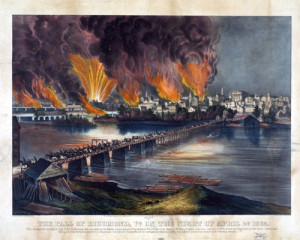 On April 3, 1865 Union forces captured Richmond, Virginia, the capital ...