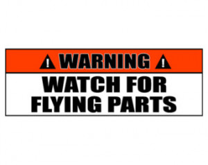 Warning Decal Car Truck Sticker Honda Ford Chevy Dodge Funny