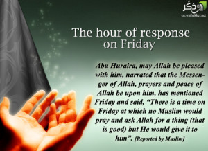 Friday has many distinguishing features and virtues that Allaah has ...
