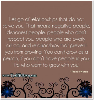 Relationships that prevent you from growing