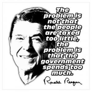 CafePress > Wall Art > Posters > Ronald Reagan Quote Government ...