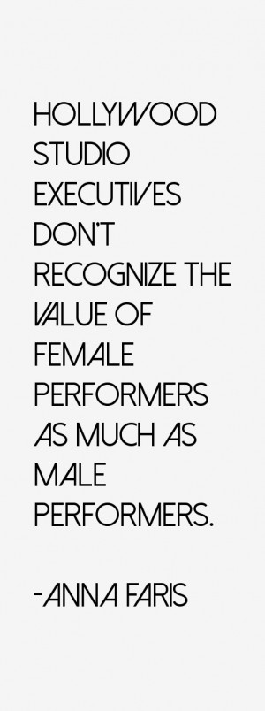 studio executives don 39 t recognize the value of female performers