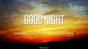 Good Nigh Wallpaper With Quotes