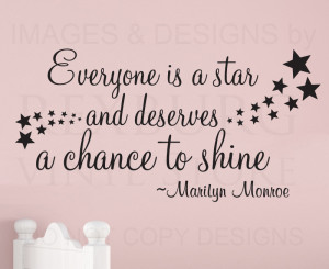Wall-Sticker-Decal-Quote-Vinyl-Lettering-Marilyn-Monroe-Everyones-a ...