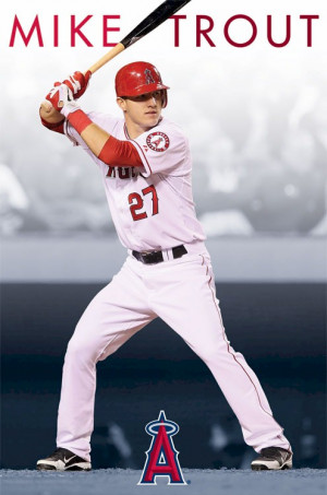 sports-baseball-los-angeles-angels-anaheim-mike-trout-stance-poster ...