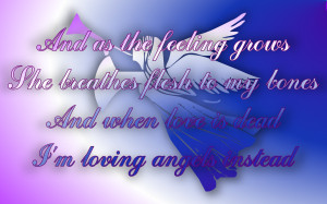 Angels - Robbie Williams Song Lyric Quote in Text Image